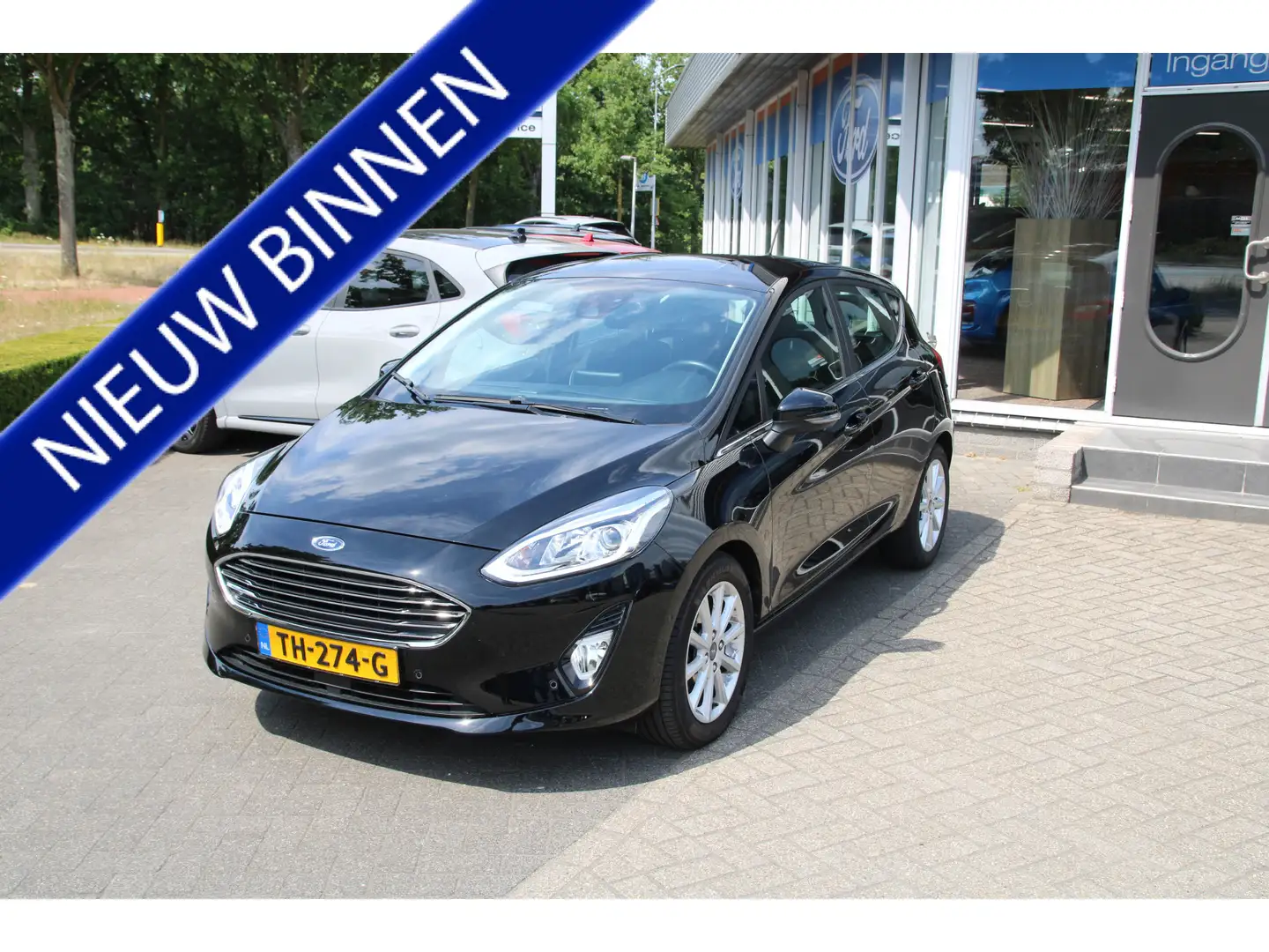 Ford Fiesta 1.0 EcoBoost 100 PK Titanium TREKHAAK | B&O PREMIU Zwart - 1