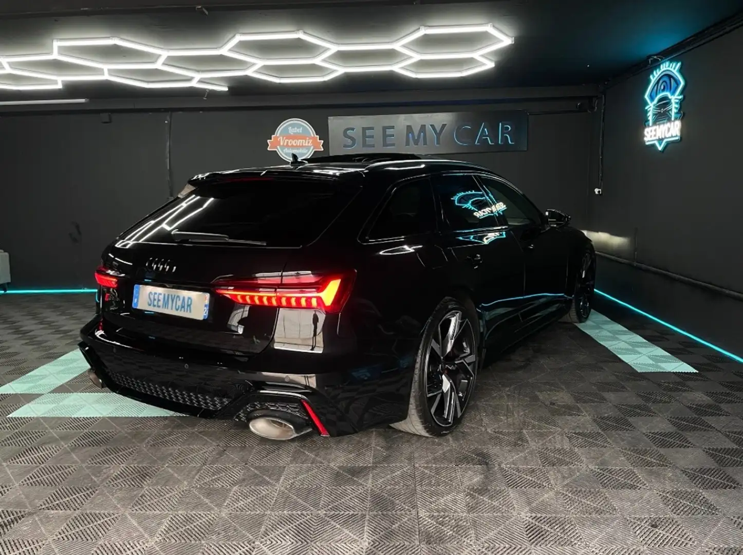 Audi RS6 Avant Quattro 4.0 TFSi V8 32V Mild hybrid Tiptronic8 600 cv Schwarz - 2