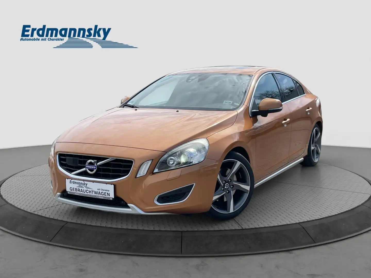 Volvo S60 T6 AWD Summum/Navi/HSD/Kamera/Heico/SHZ Klima Orange - 1