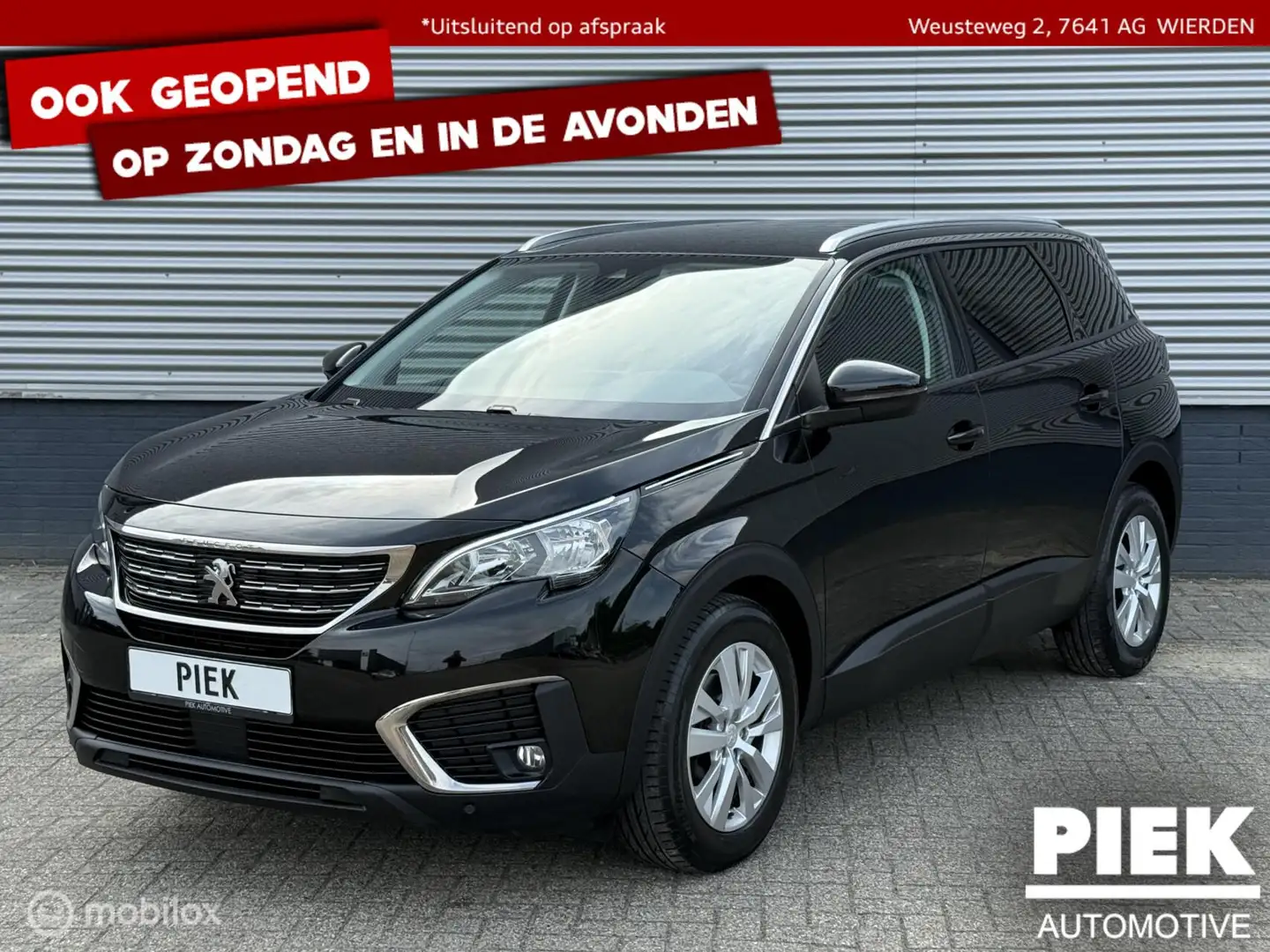 Peugeot 5008 1.6 BlueHDI Blue Lease Premium EXPORTPRIJS Zwart - 1