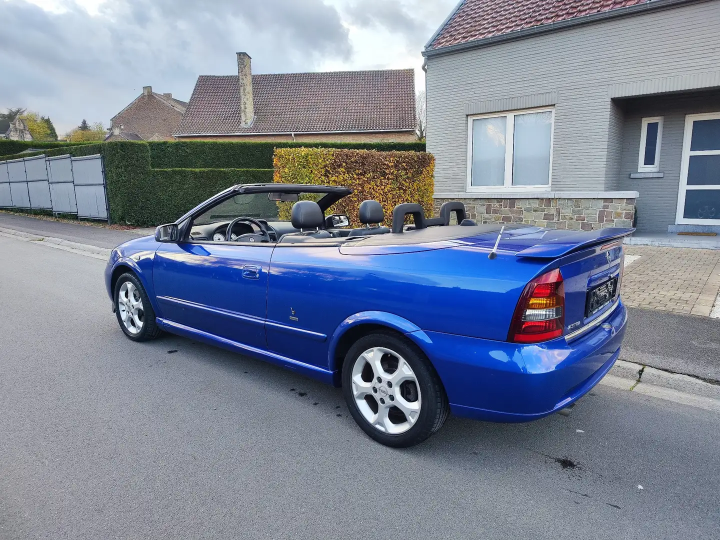 Opel Astra 2.2ess cuir gps carnet bertone cabriolet ctok Azul - 2