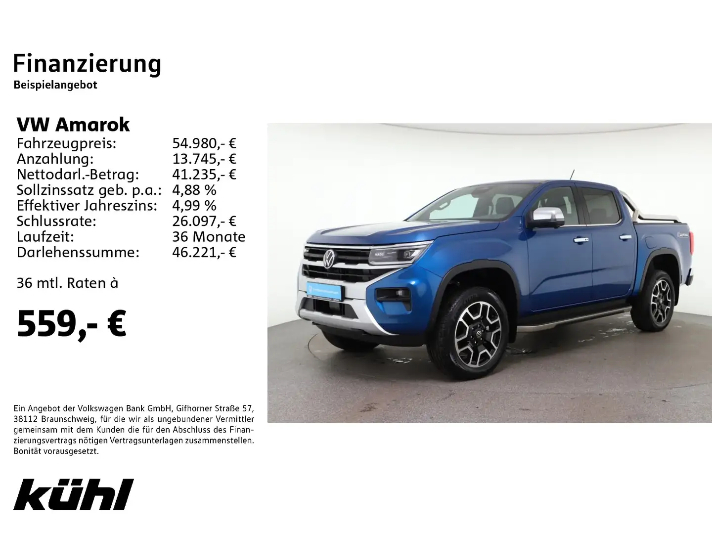 Volkswagen Amarok DC 3.0 TDI 4MOTION Automatik Aventura Bleu - 2