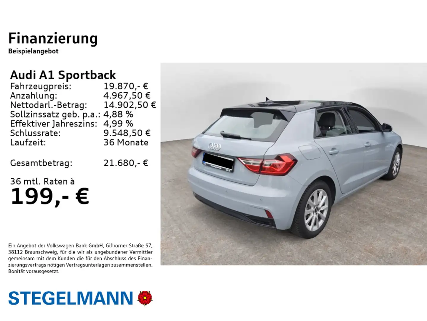 Audi A1 30 TFSI S-tronic advanced *LED*Sitz Gris - 2