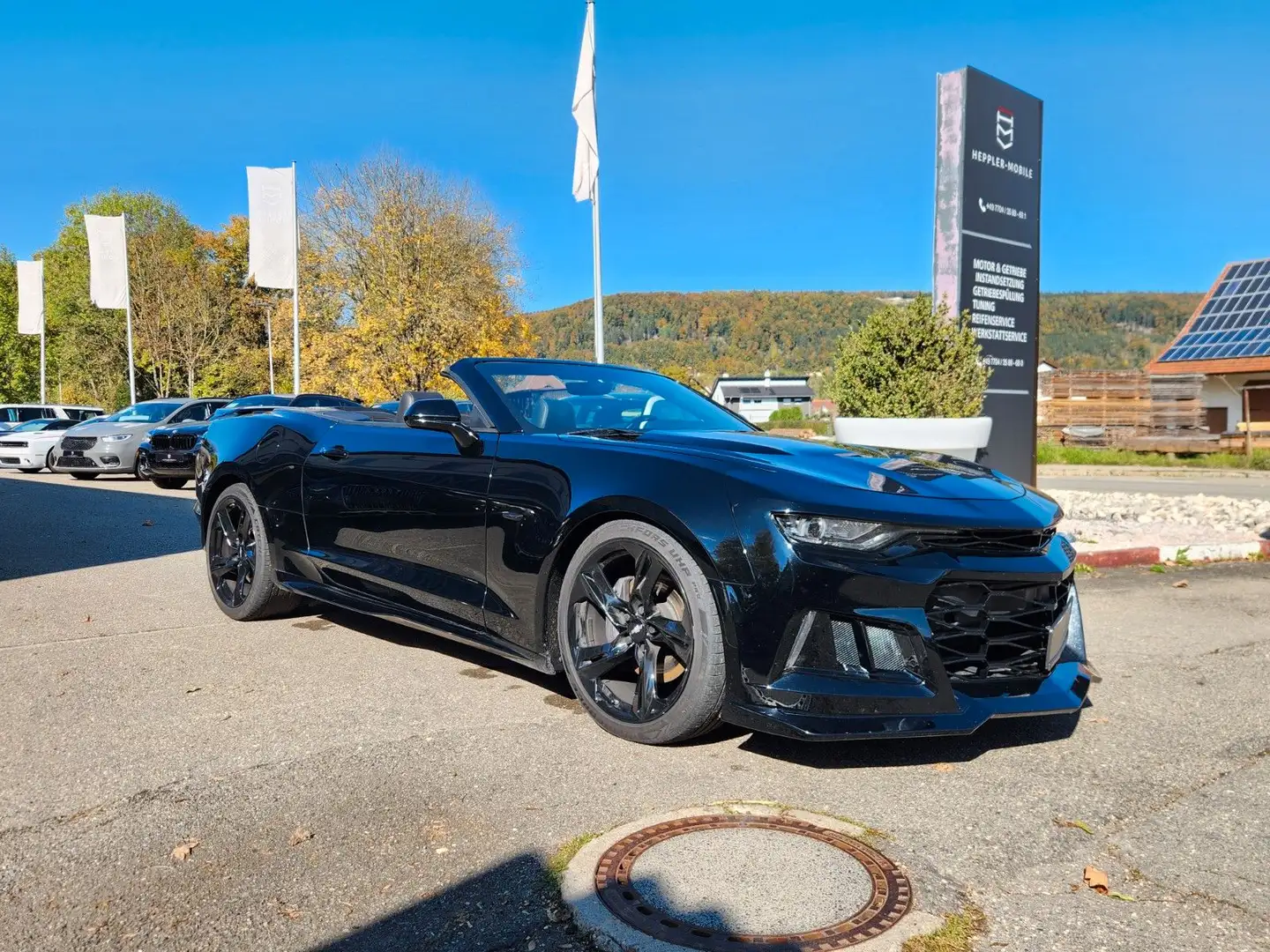 Chevrolet Camaro Cabrio6.2 V8 SS,Sitzlüft,HeadUp,Blis Noir - 1