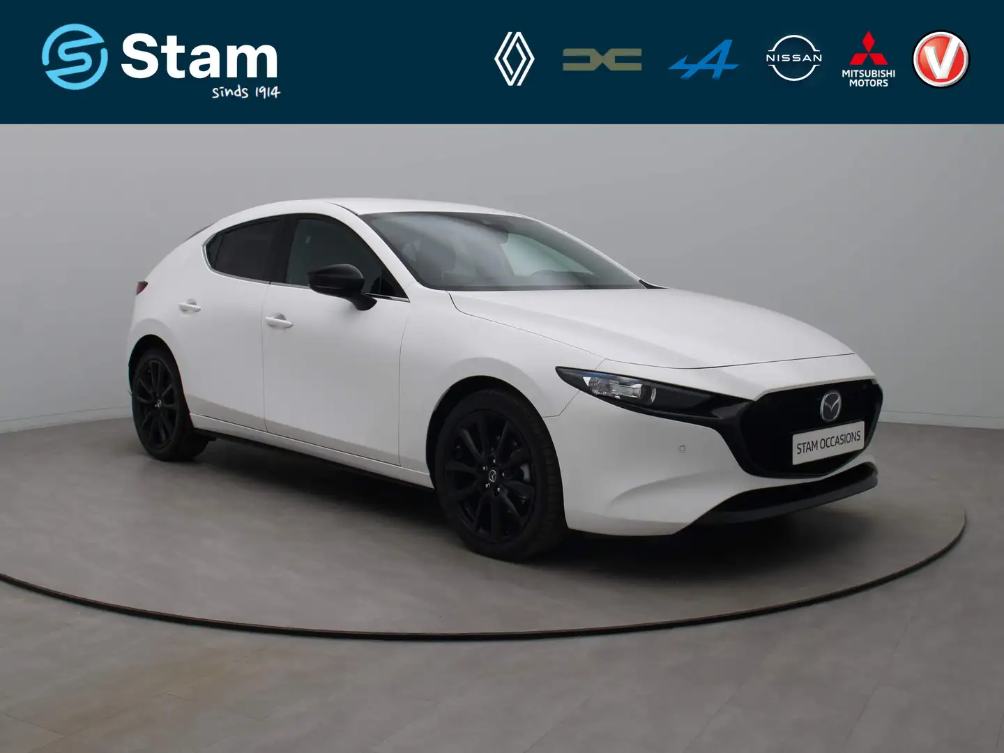 Mazda 3 2.0 e-SkyActiv-G M Hybrid 150pk Homura AUTOMAAT Ad Bílá - 1