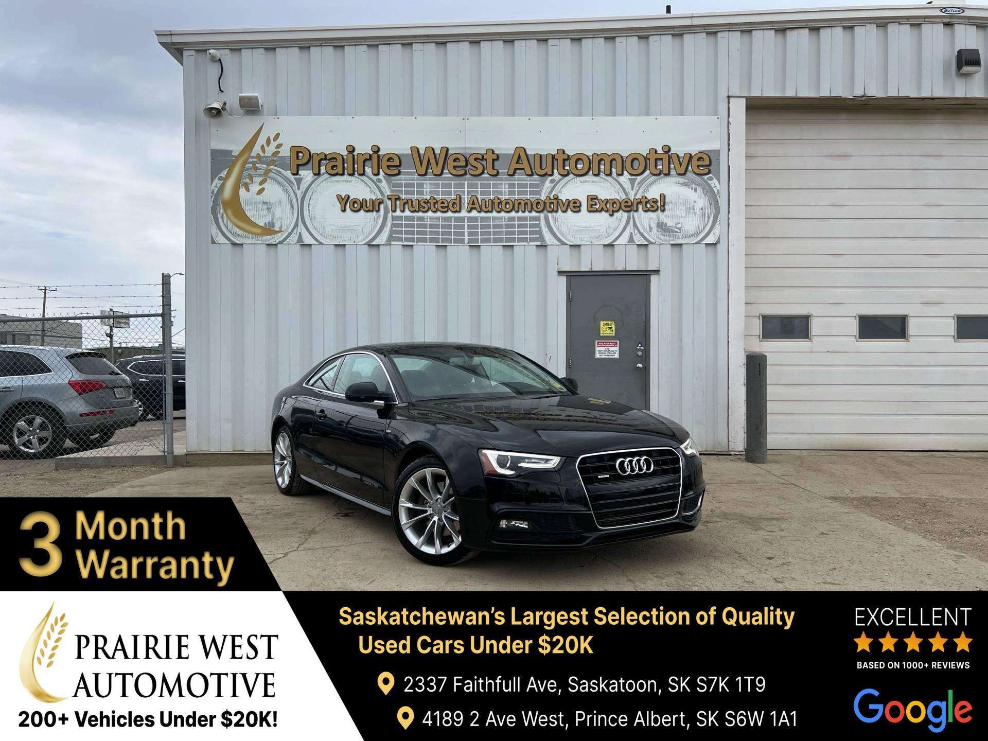 2016 Audi A5 Premium Quattro | Power Tailgate | Power Seat