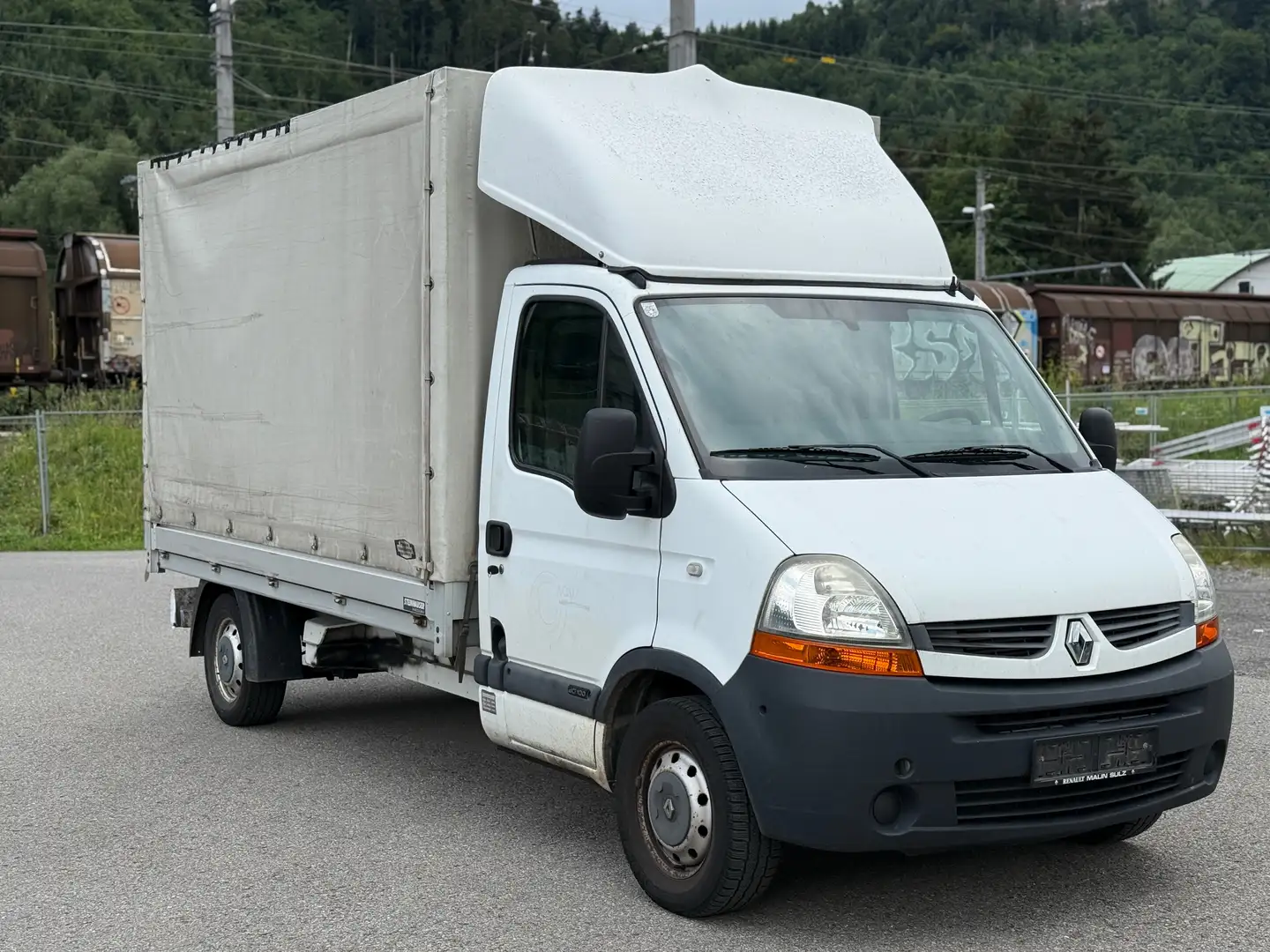 Renault Master 3,5t Pritsche 2,5 dCi Planenaufbau 1.Besitz Weiß - 1