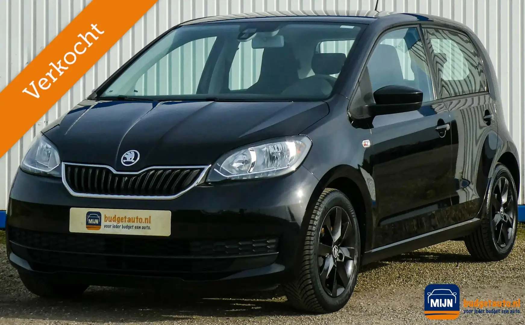 Skoda Citigo 1.0 Greentech Ambition - VERKOCHT Zwart - 1