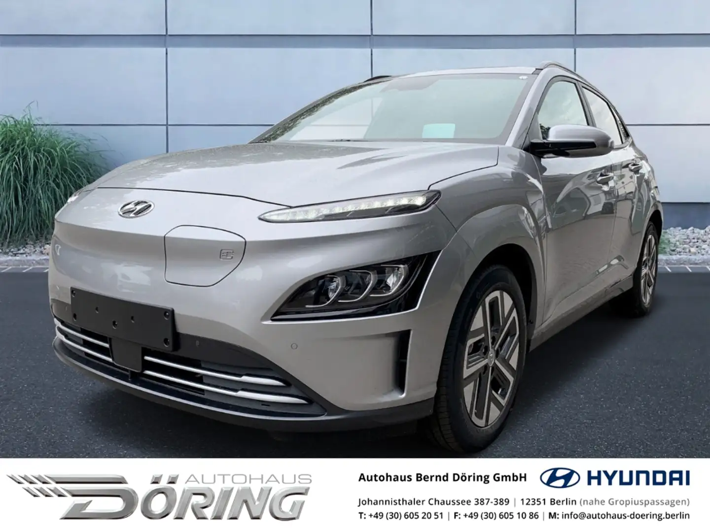 Hyundai KONA Elektro 64 kWh PRIME-Paket Sitz-Paket Silver - 1