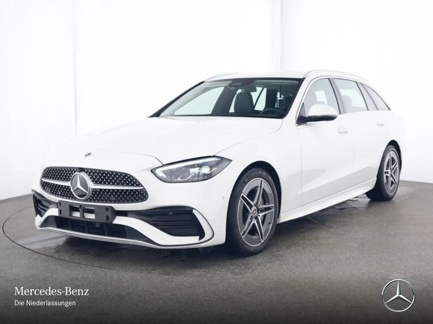 Mercedes-Benz C 300 d T AMG+AHK+LED+KAMERA+TOTW+KEYLESS+9G Wit - 2