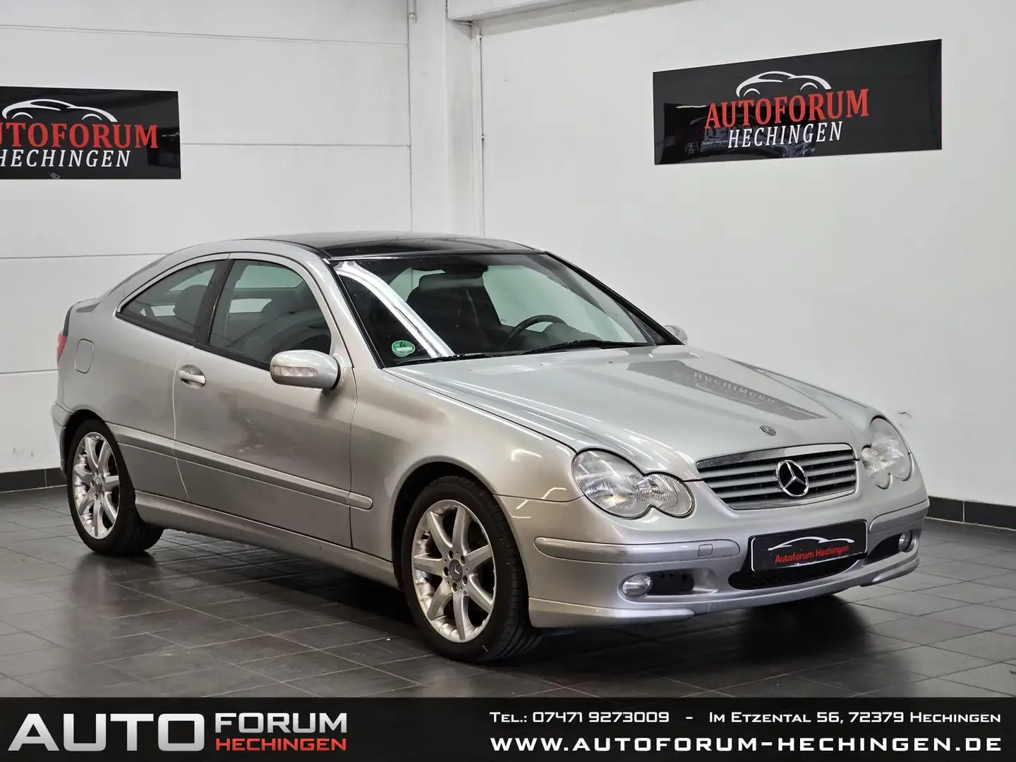 Mercedes-Benz C 200 Kompressor Automatik Panoramadach Navi Argintiu - 1