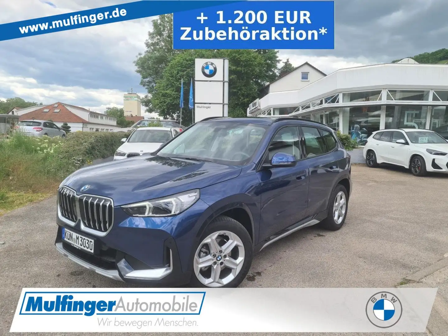 BMW X1 sDrive18i X Line AHK 18 Zoll adapt. LED PDC Blu/Azzurro - 1