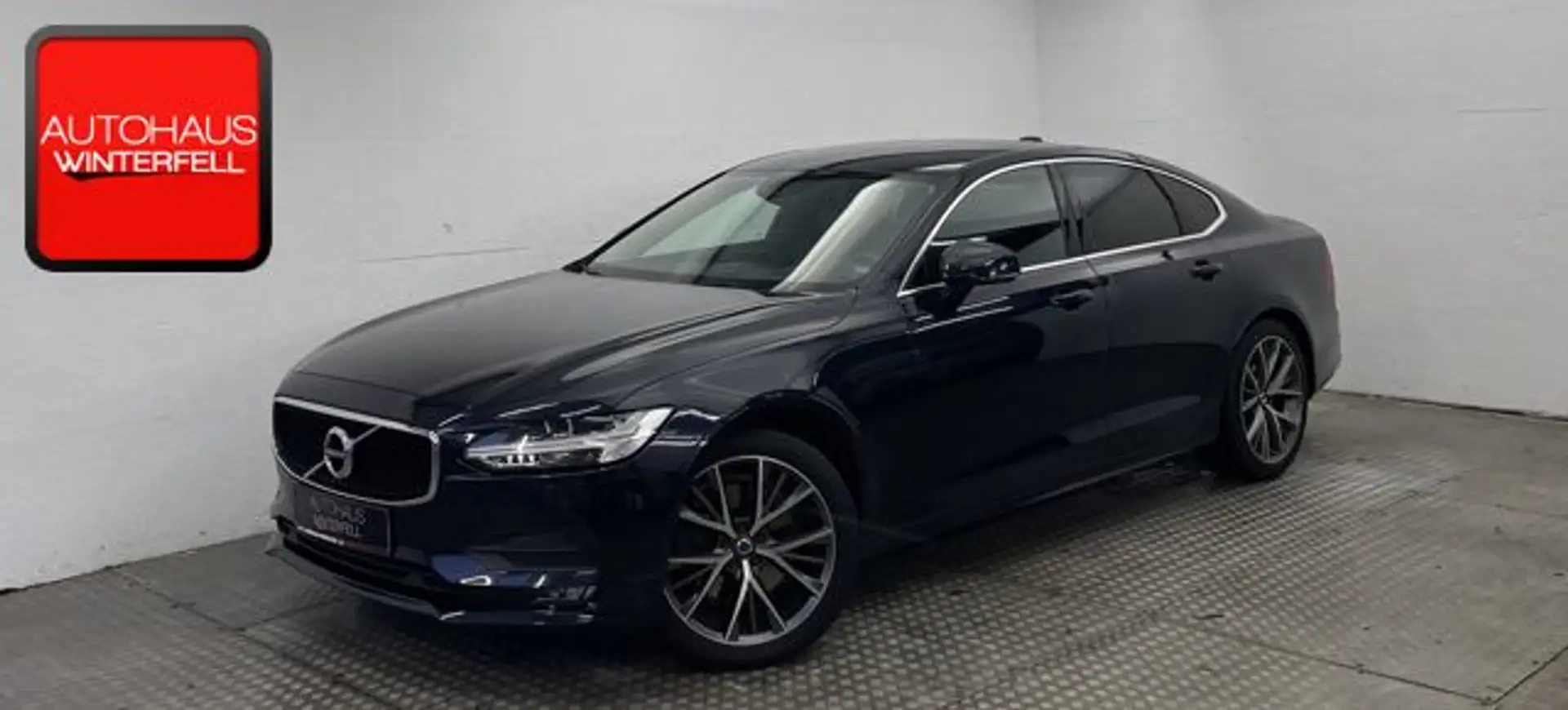 Volvo S90 T5 19Z+MEMORY+VOLL-LED+KEYLESS+INTELLISAFE+ Blauw - 1
