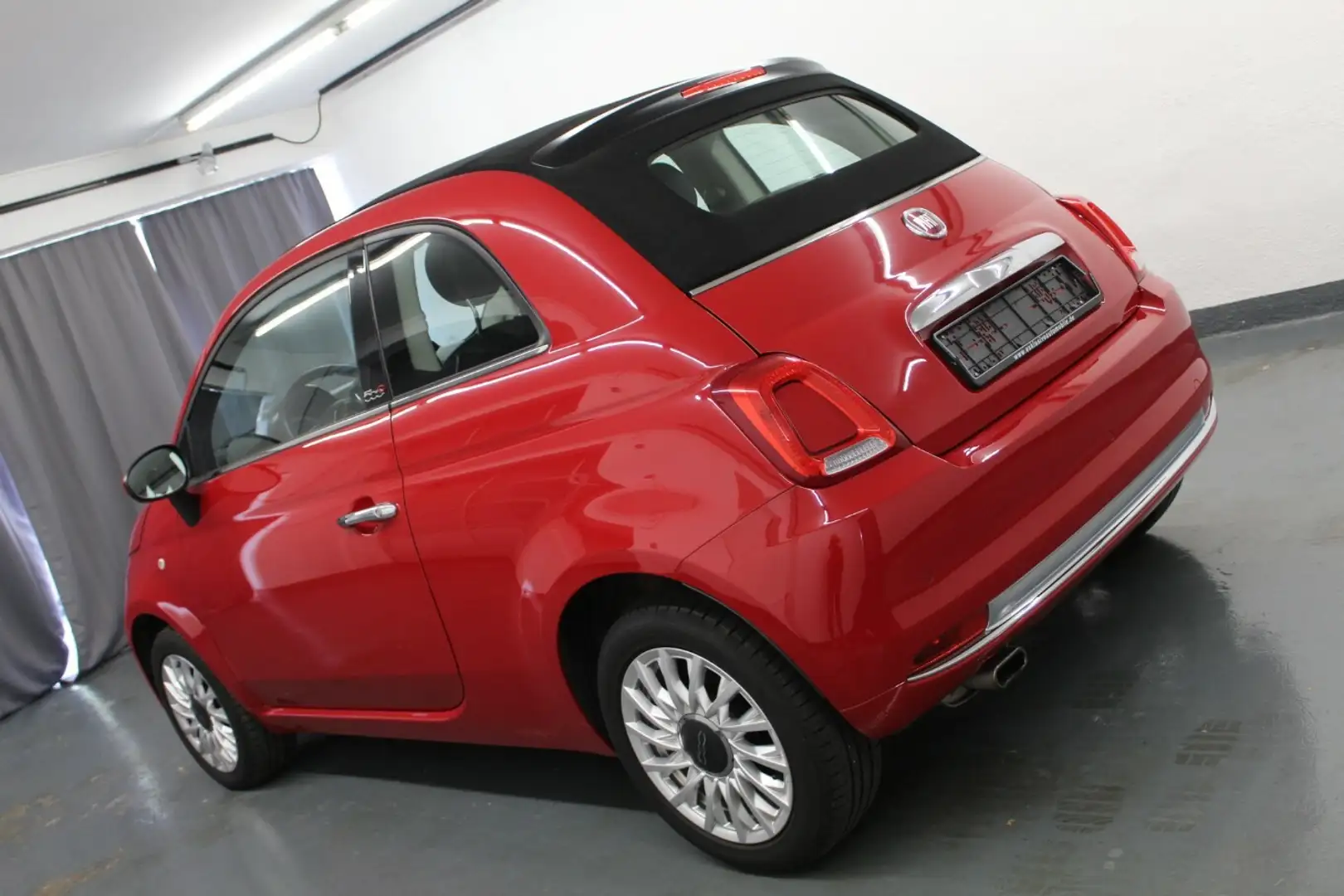 Fiat 500C 1.2 Lounge Dualogic Apple+Sitzheizung+PDC+15J! Rot - 1