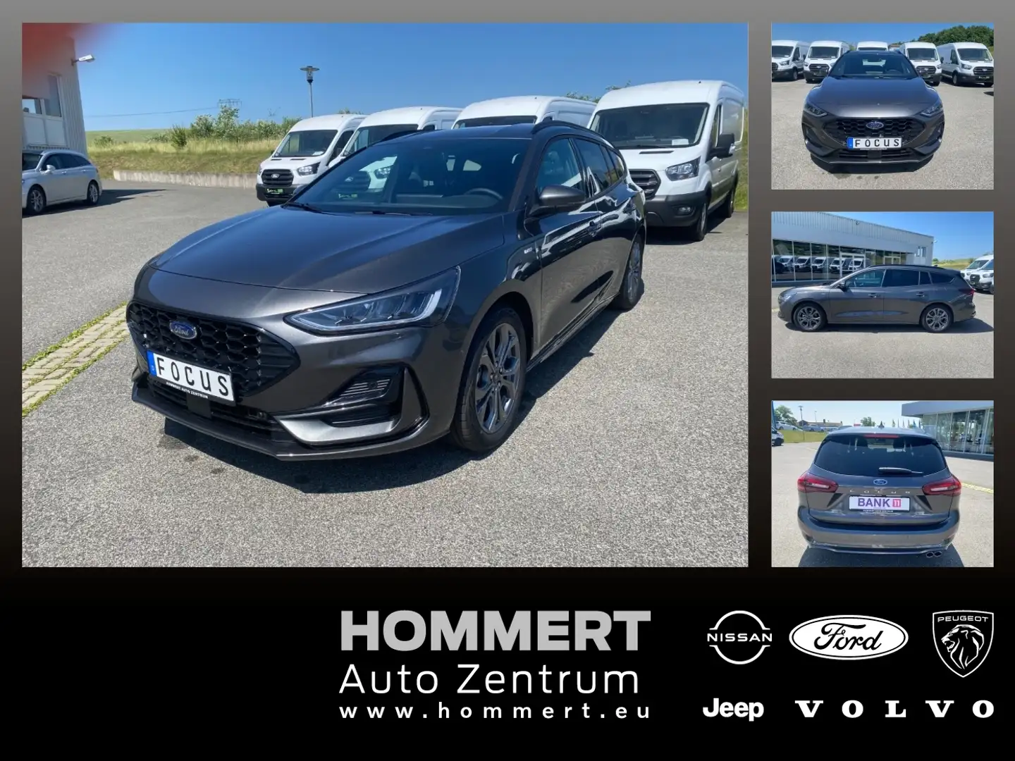Ford Focus Turnier 1.0 ST-Line Navi Parkp. Heckkl. el Grau - 1