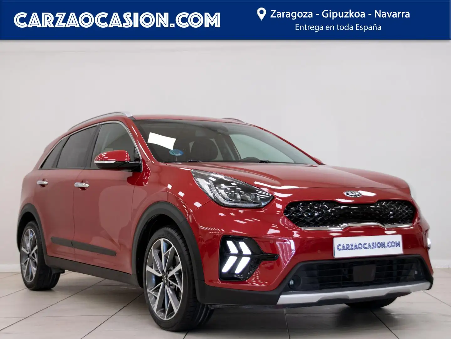 Kia Niro 1.6 HEV Emotion Rojo - 1