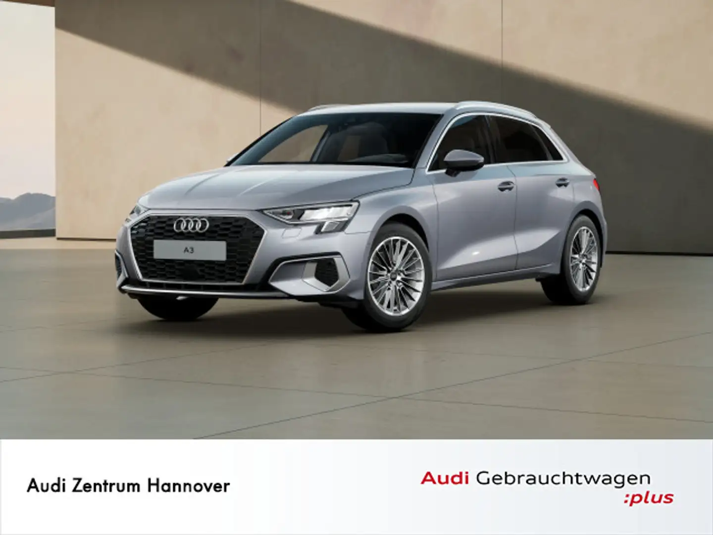 Audi A3 Advanced 35 TFSI AHK Phone Box LED Silber - 1