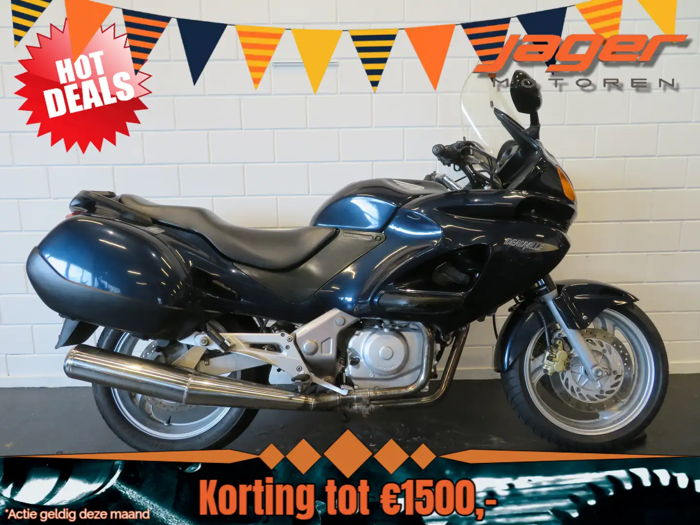Honda Deauville NT650V RC47 KOFFERS! Blauw - 1
