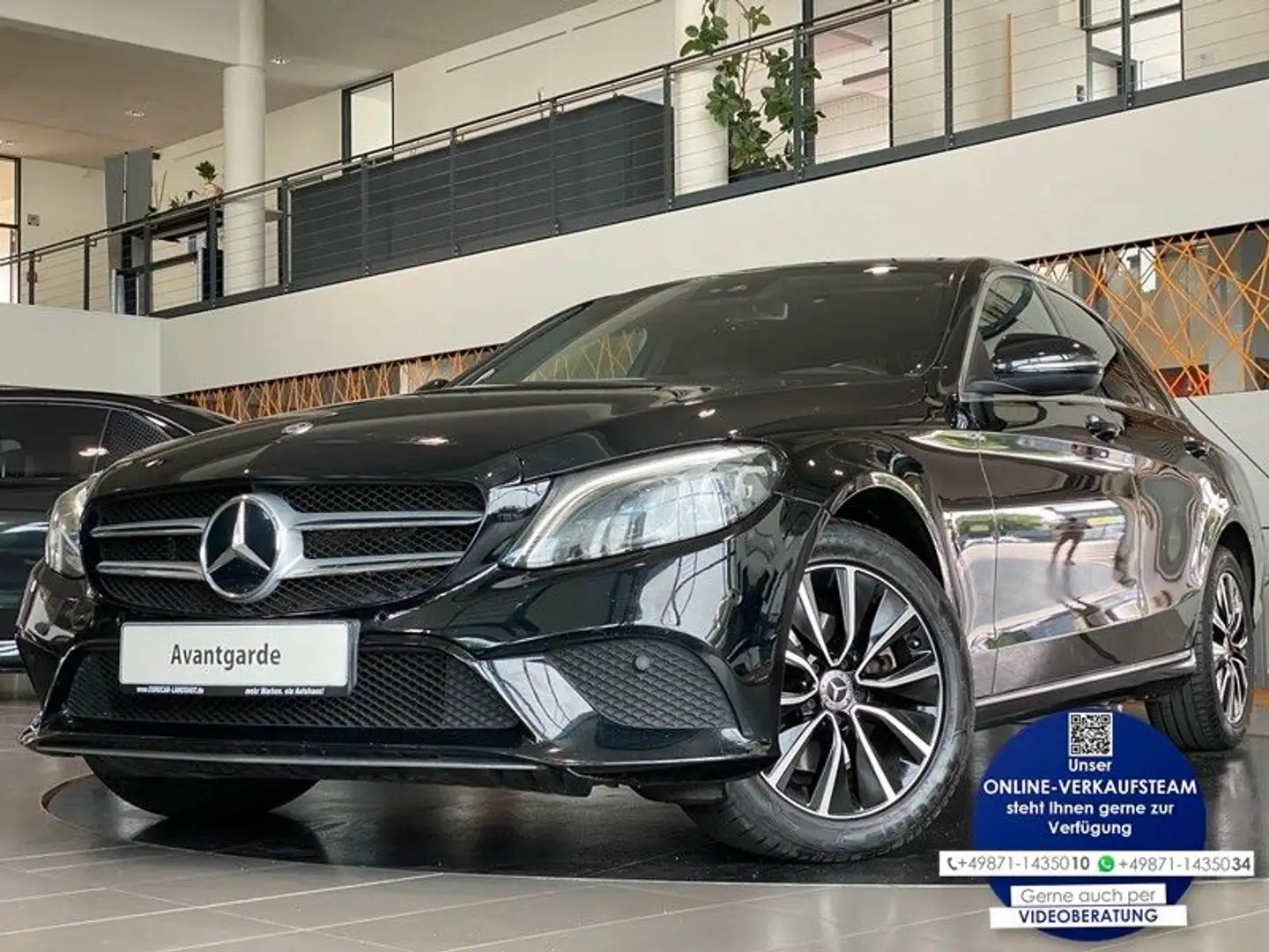 Mercedes-Benz C 220 d 4M Limou. Avantgarde WideS Multib Kam DAB Чорний - 1