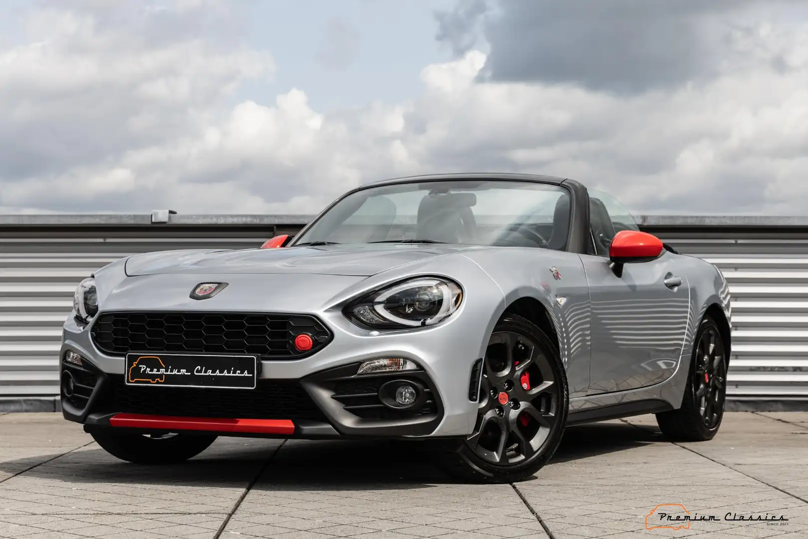 Fiat 124 Spider 1.4 MultiAir Turbo Abarth | 16.000KM | BOSE | New Srebrny - 1