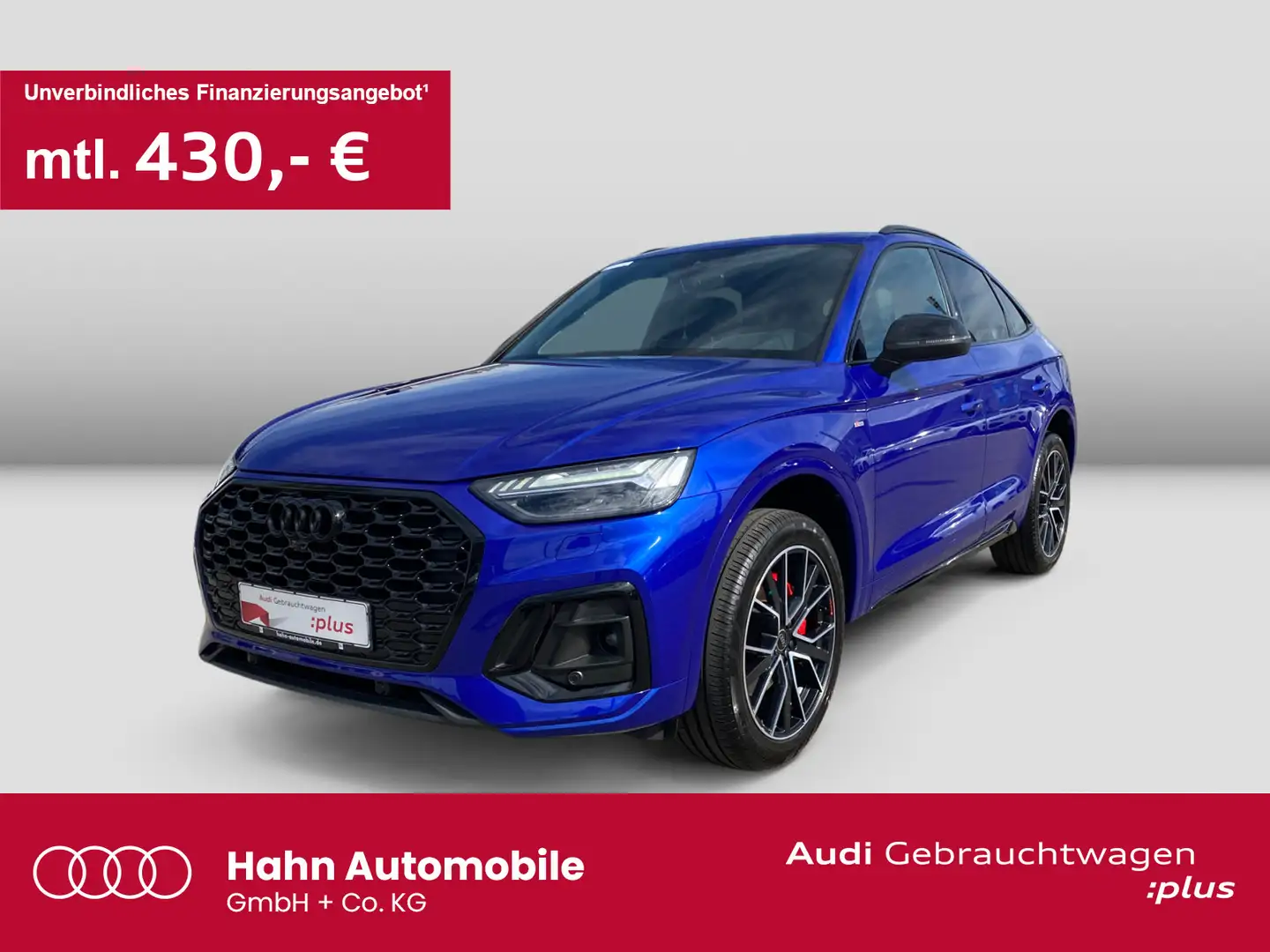 Audi Q5 40TDI qua S-line S-trc Matrix HUD A Blau - 1
