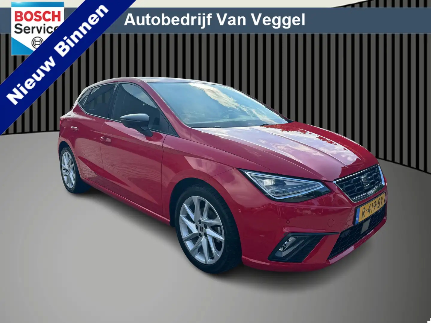 SEAT Ibiza 1.5 TSI FR trekhaak, cruise, clima, pdc Rood - 1