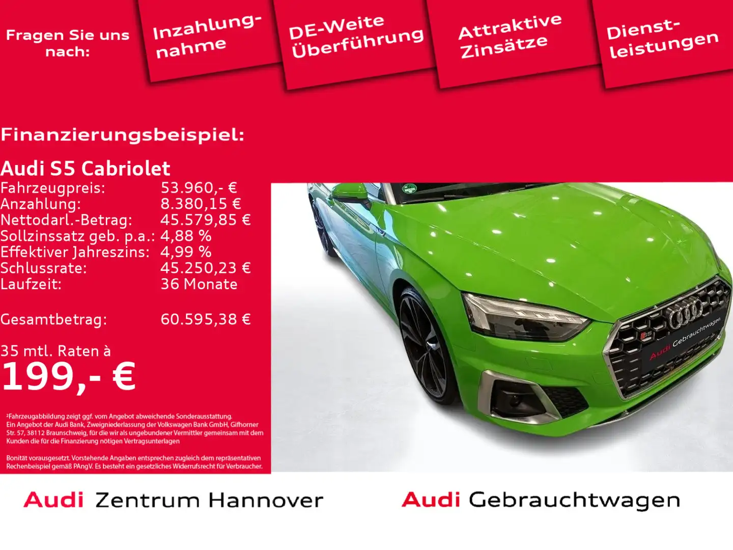 Audi S5 3.0 TFSI quattro Matrix B&O Head-Up Verde - 1