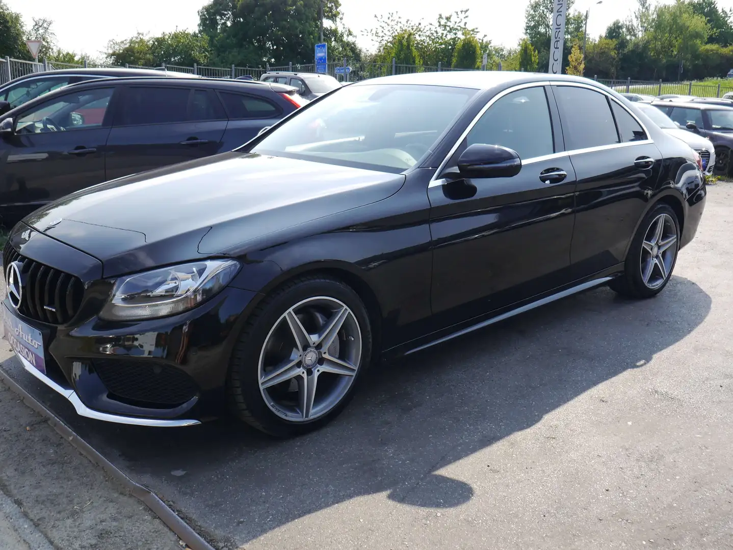 Mercedes-Benz C 180 d*PACK AMG*CUIR*GPS* Noir - 2