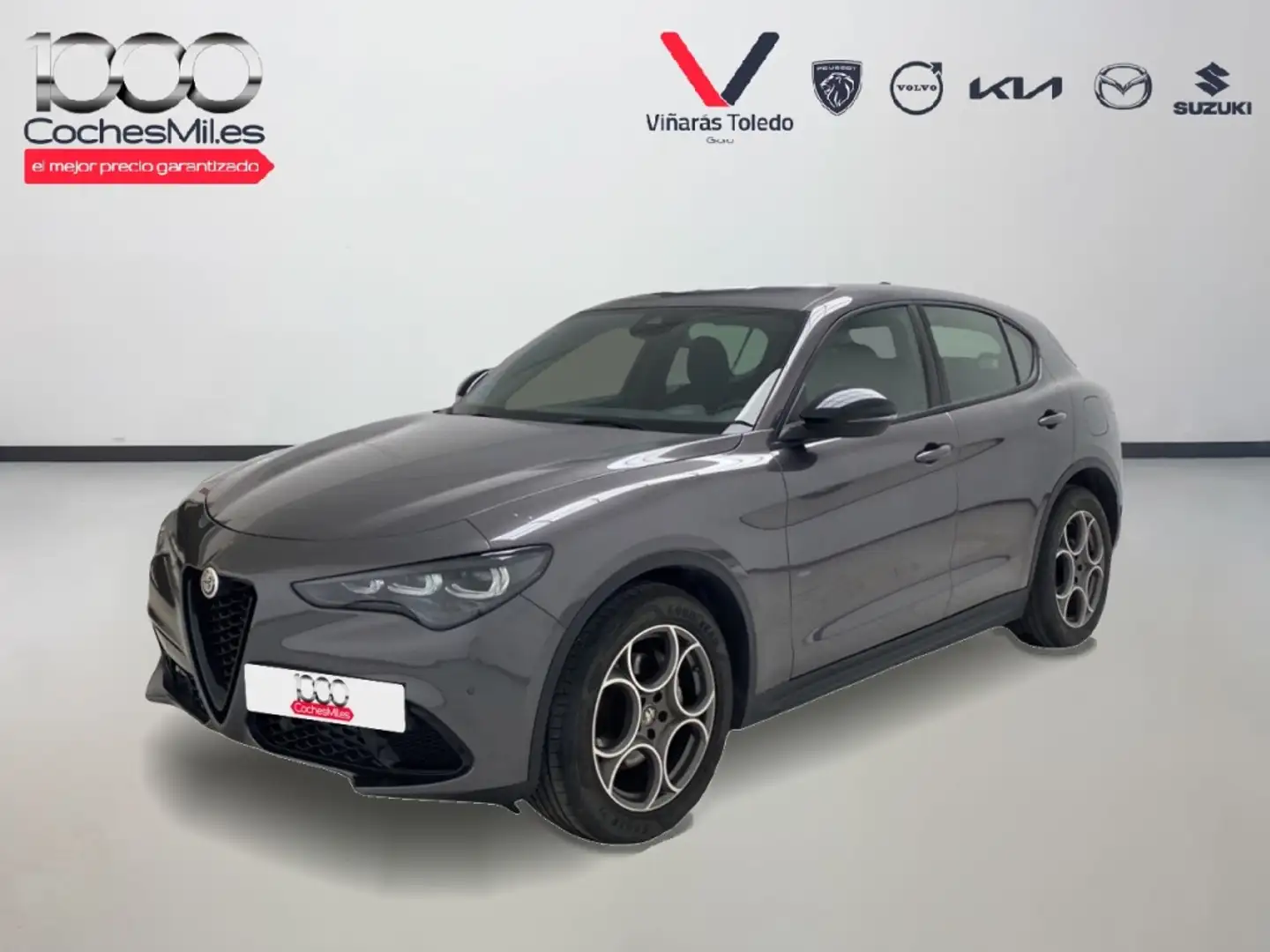 Alfa Romeo Stelvio 2.2 Sprint RWD Aut. 160 Gris - 1