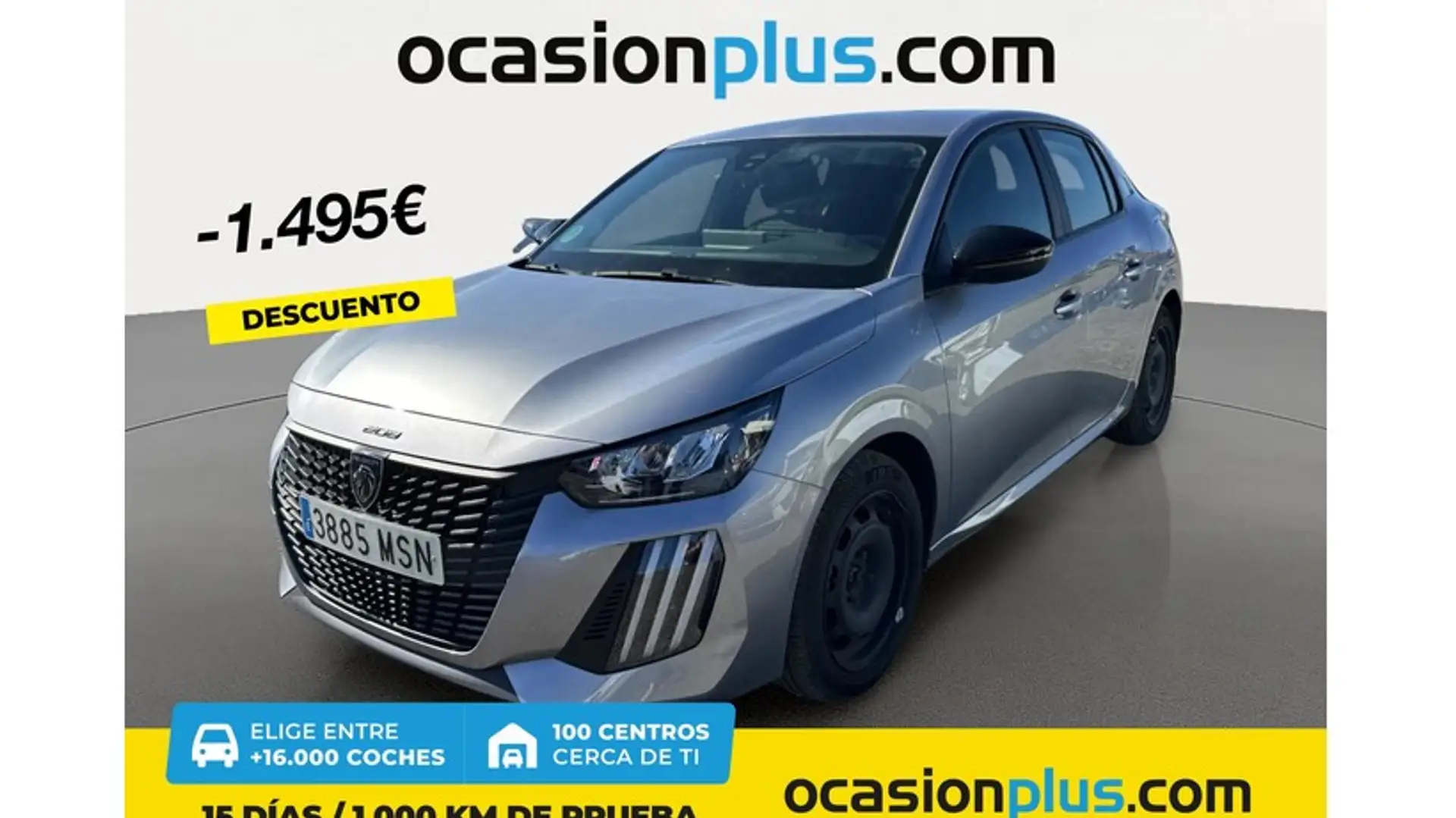 Peugeot 208 1.2 Puretech S&S Active 100 Grau - 1