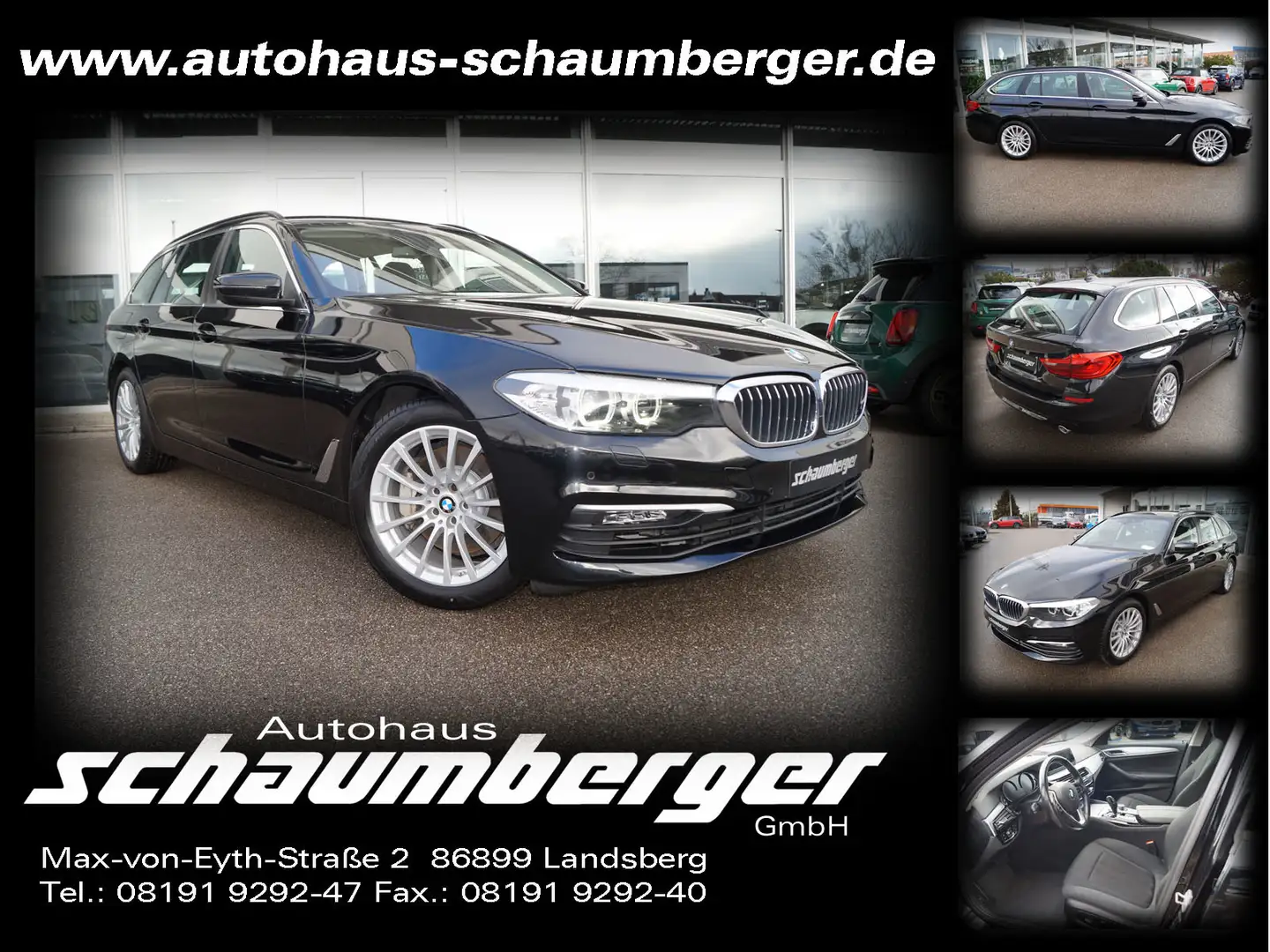 BMW 530 530i Aut. Touring * Navi * AHK * LED * Alu 18´ Noir - 1