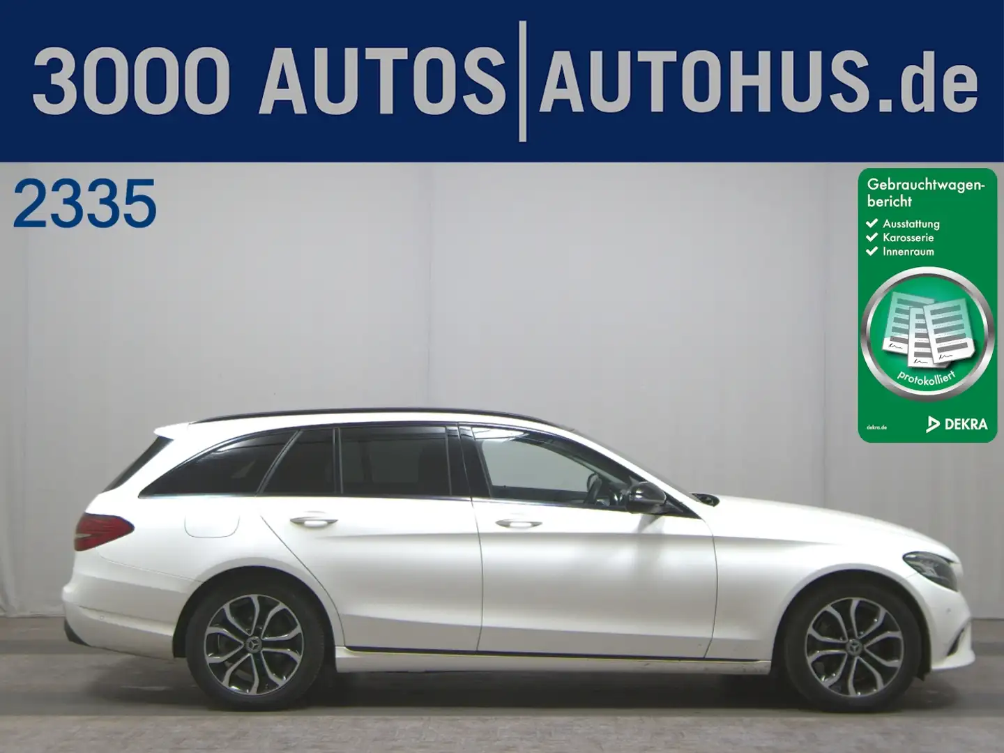 Mercedes-Benz C 220 T d  Avantgarde AHK Navi Night Pano LED Weiß - 1