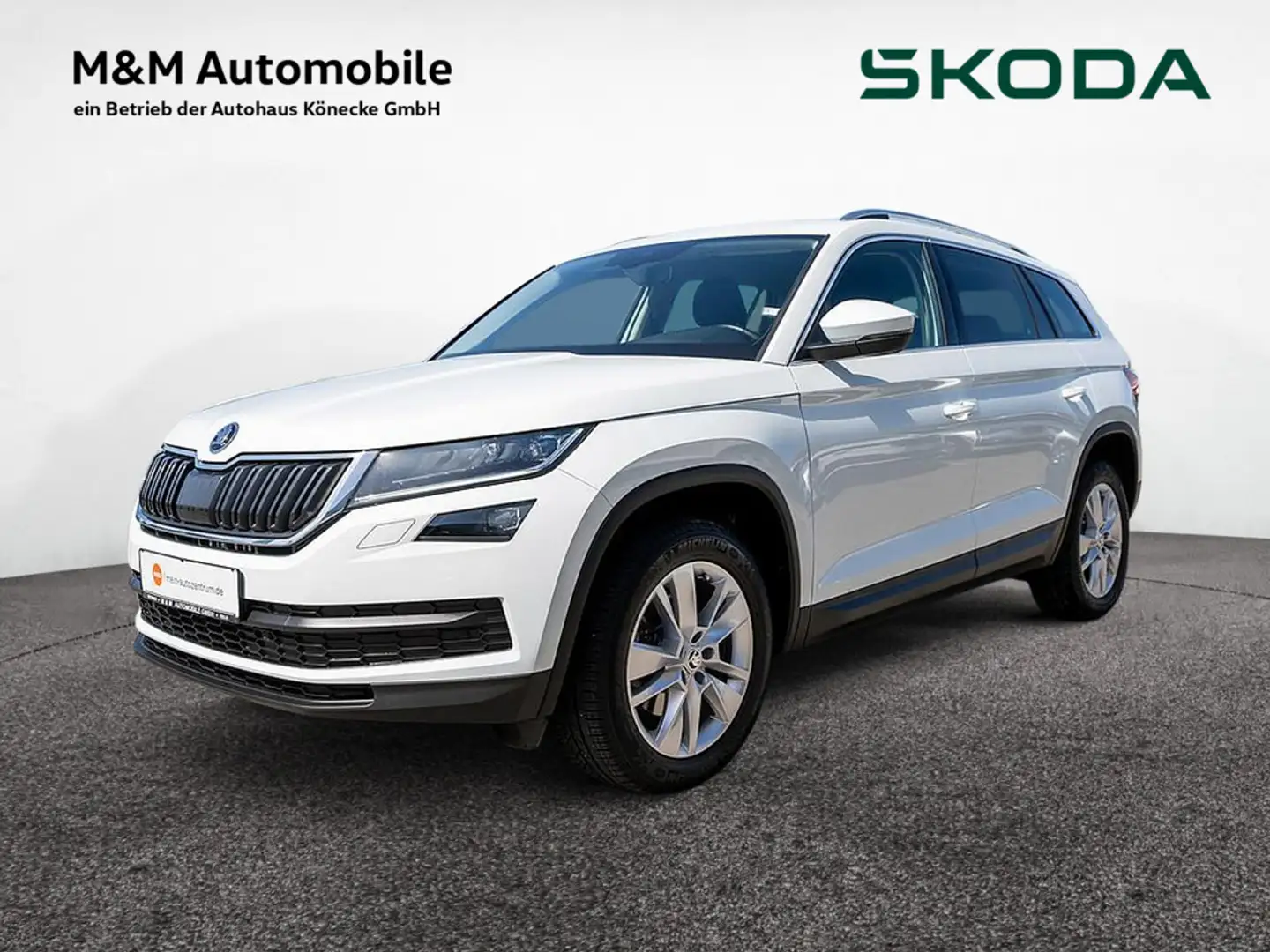 Skoda Kodiaq 1.4 TSI ACT Style AHK LED ALU NAVI DAB Weiß - 1