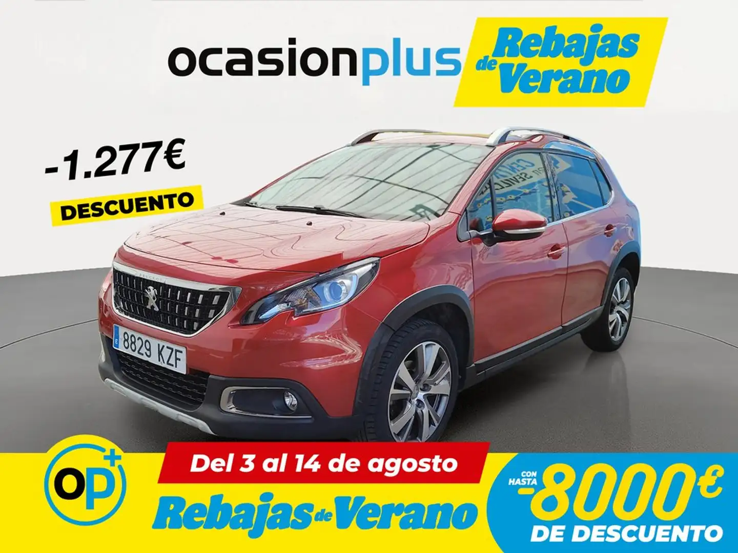 Peugeot 2008 1.5 BlueHDI S&S Allure 100 Rojo - 1