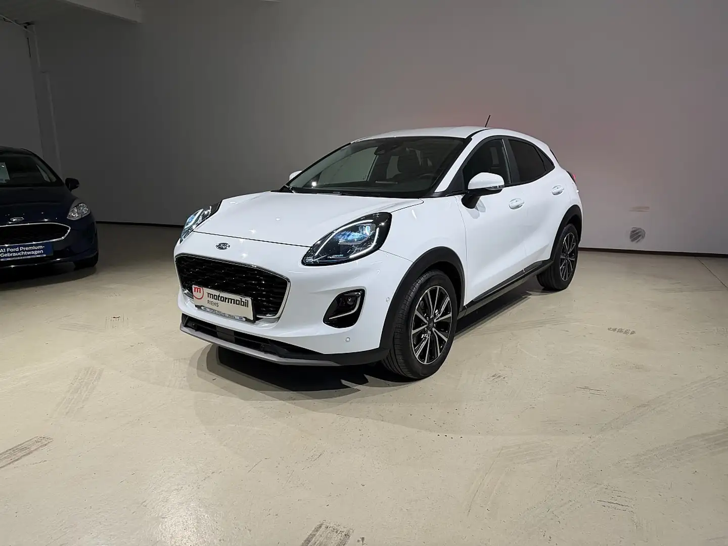 Ford Puma 1,0 EcoBoost Hybrid Titanium Blanc - 2