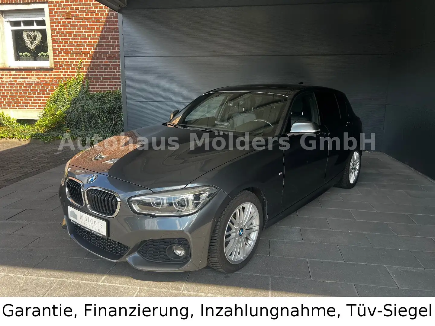 BMW 118 d M Sport*Garantie*LED*Navi*PDC*279€ mtl Grau - 1