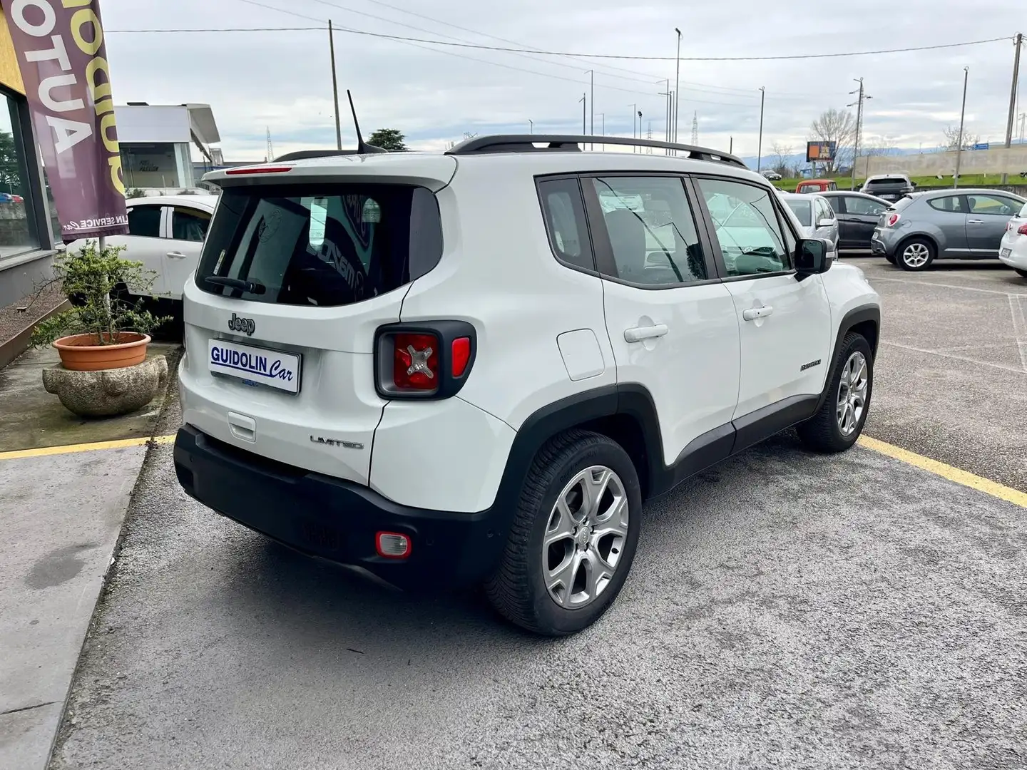Jeep Renegade 1.6 mjt Limited 120cv AUTOM SENS ANT POST NEOPATEN Weiß - 2