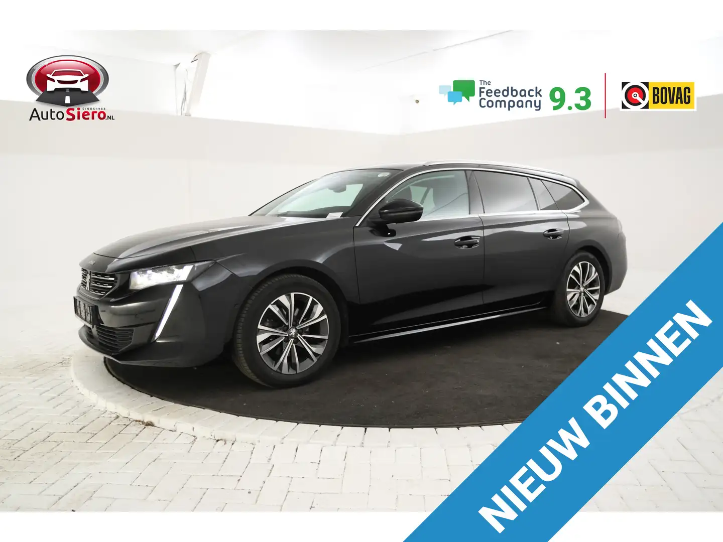 Peugeot 508 SW 1.5 BlueHDI Blue Lease Allure Leer, Apple carpl Schwarz - 1