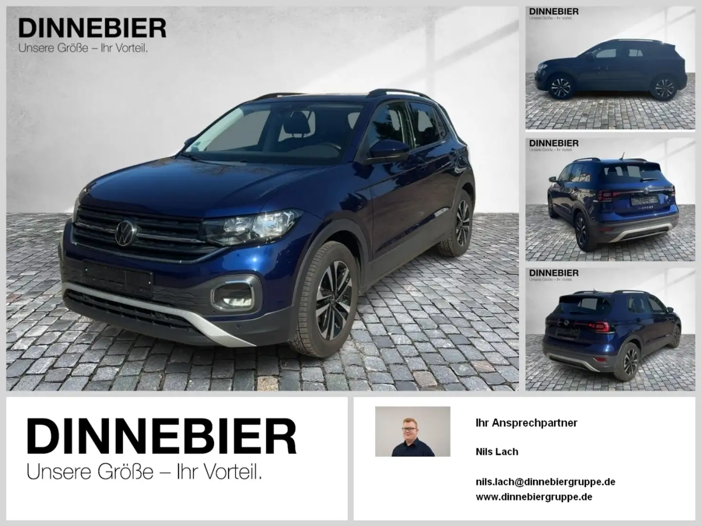 Volkswagen T-Cross United Klima*PDC*Kamera*Navi Blau - 1