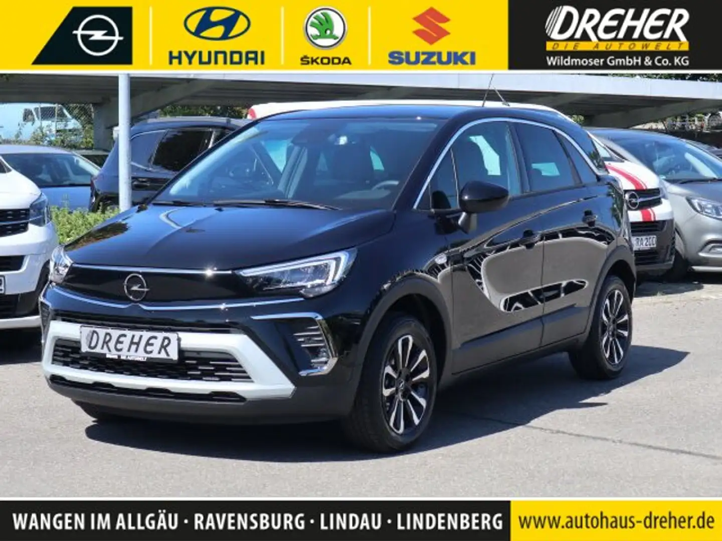 Opel Crossland Crossland Elegance Komfort-Paket/NAVI/ 40%!! Nachl Zwart - 1
