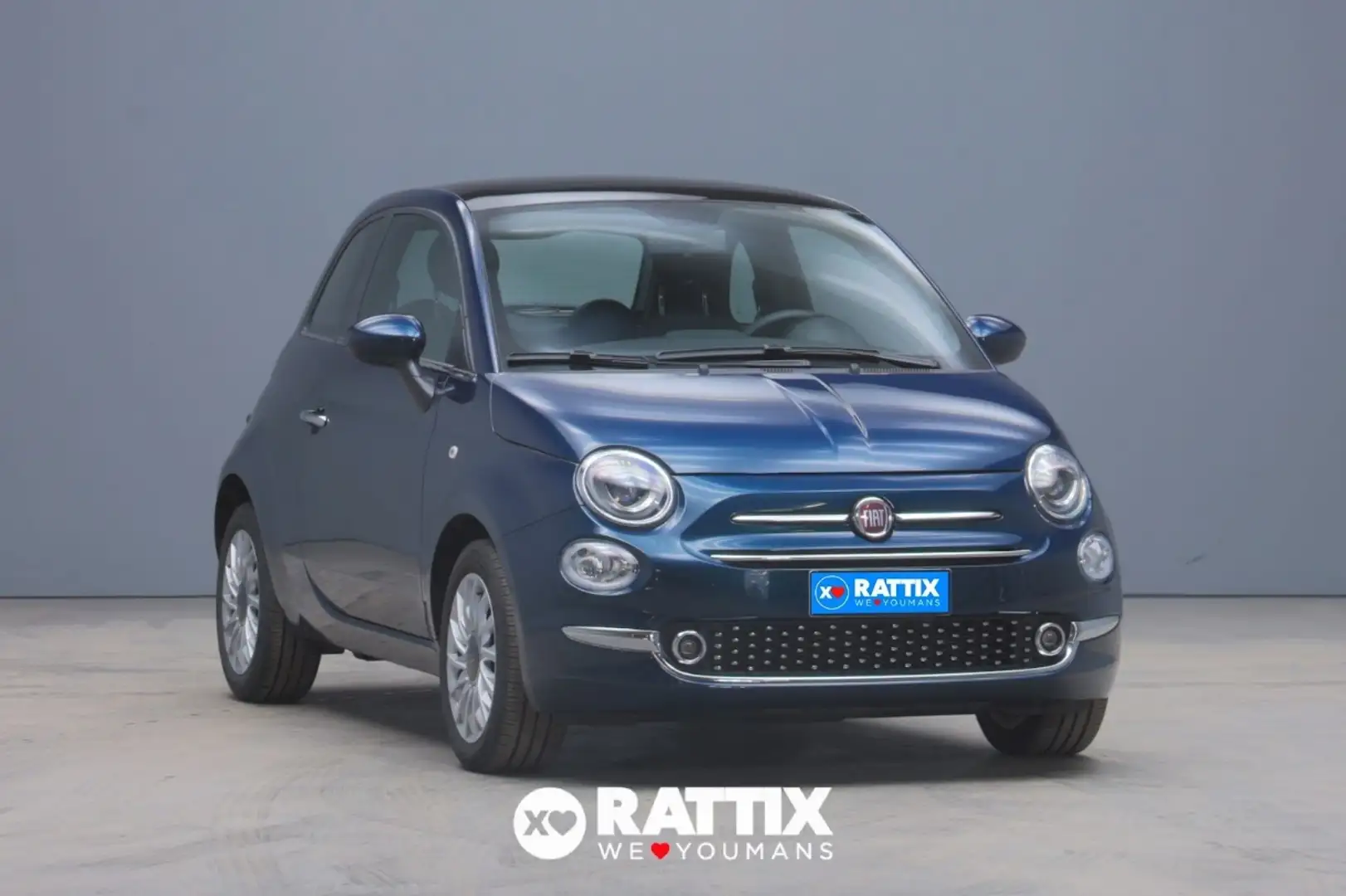 Fiat 500 1.0 Hybrid 70CV Dolcevita + tetto panoramico Blu/Azzurro - 1