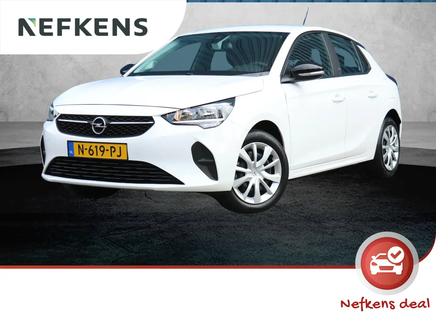 Opel Corsa-e Edition 50 kWh 136PK | ACCURAPPORT 92,6% | AppleCa Weiß - 1