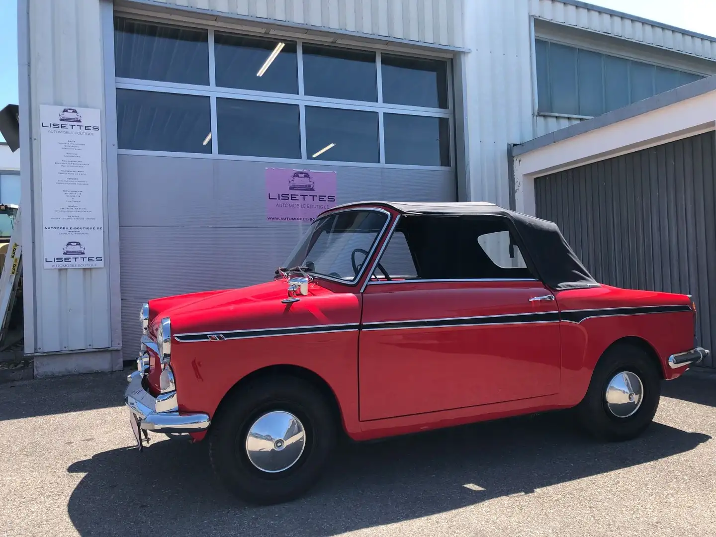 Fiat Autobianchi Bianchina Cabriolet * sehr schön Rot - 2