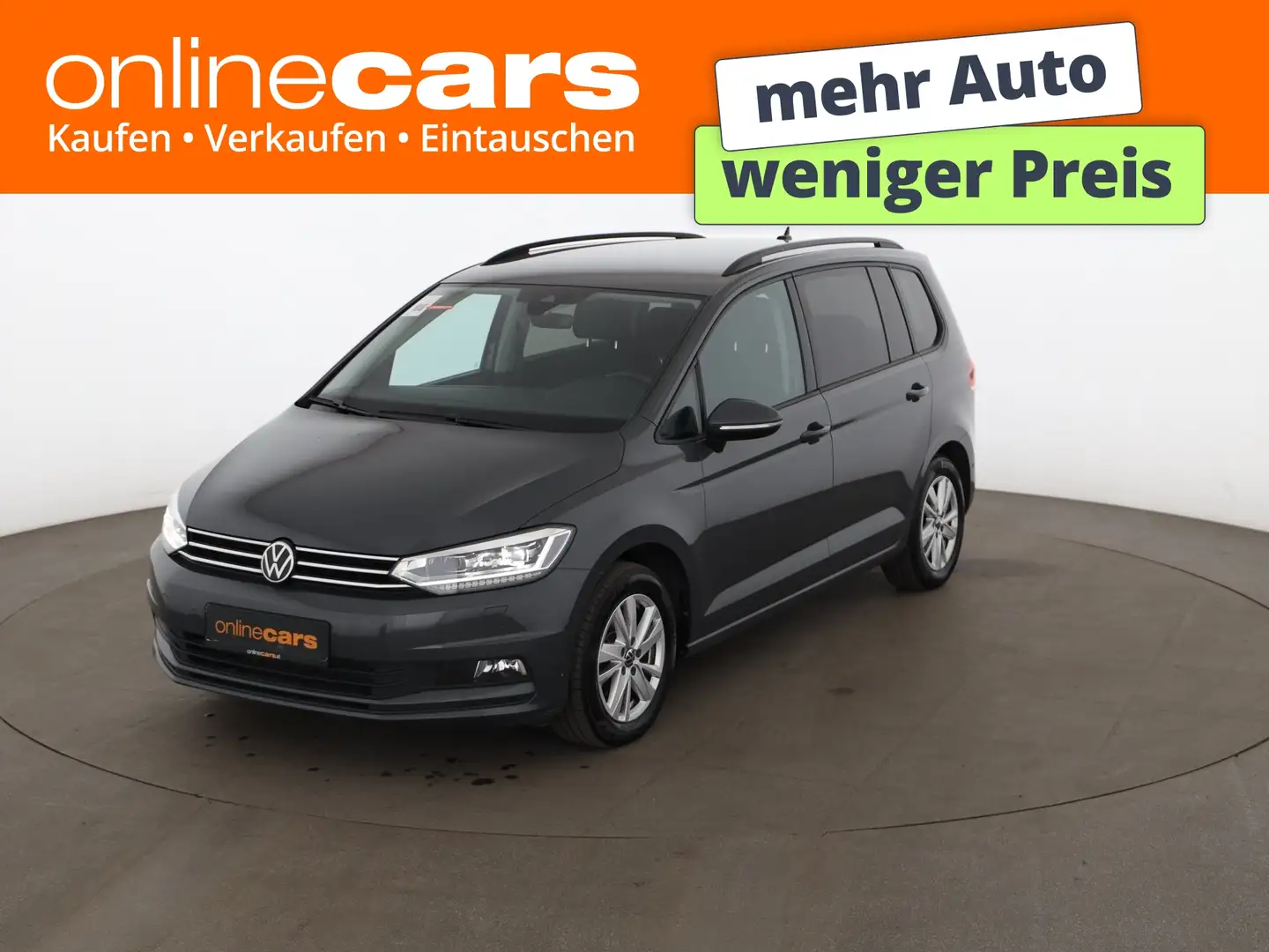 Volkswagen Touran 2.0 TDI Comfortline LED AHK RADAR NAVI PDC Grau - 1