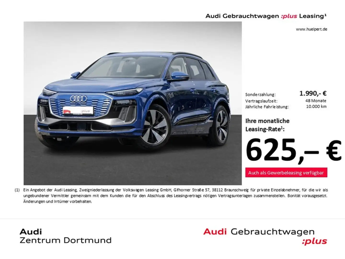Audi Q6 e-tron quattro S LINE 360°CAM ACC LM20 MATRIXLED Albastru - 1