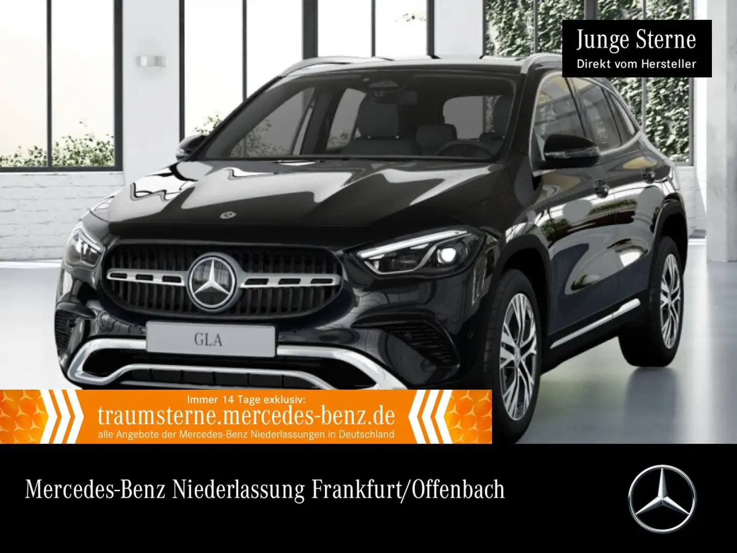 Mercedes-Benz GLA 220 4M PROGRESSIVE+MULTIBEAM+KAMERA+TOTW+8G Schwarz - 1