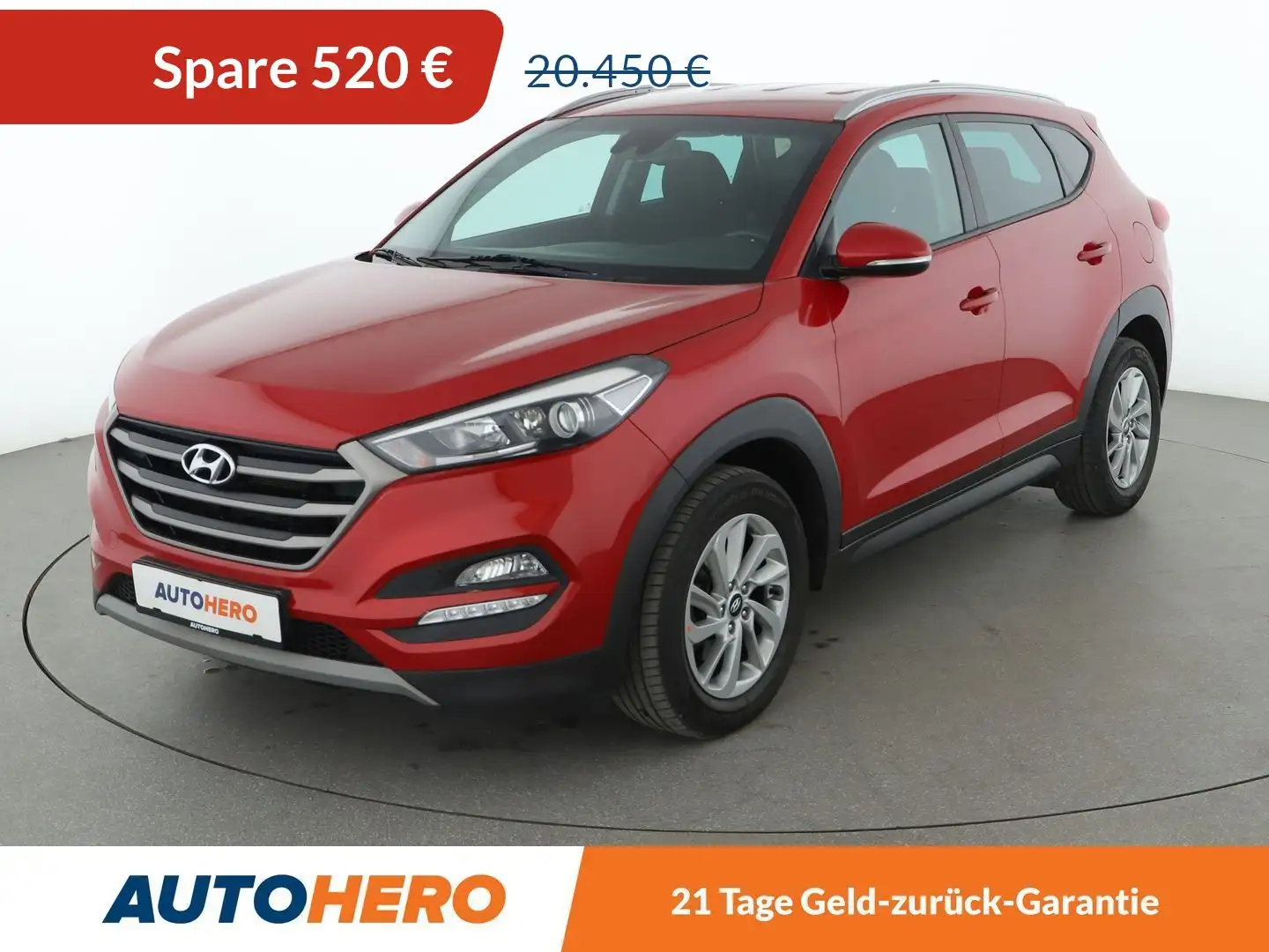 Hyundai TUCSON 2.0 CRDi Advantage 4WD Aut.*NAVI*LED*CAM*SPUR* Rot - 1