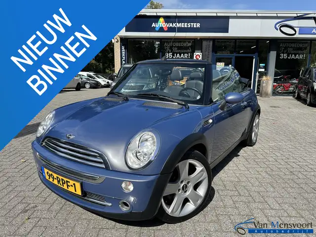MINI Cooper Cabrio 1.6 Chili Airco|Leder|Harman-Kardon|Stoelverwarmin
