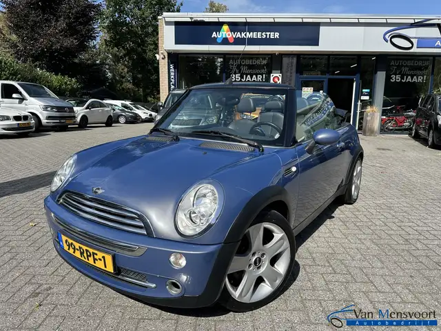 MINI Cooper Cabrio 1.6 Chili Airco|Leder|Harman-Kardon|Stoelverwarmin