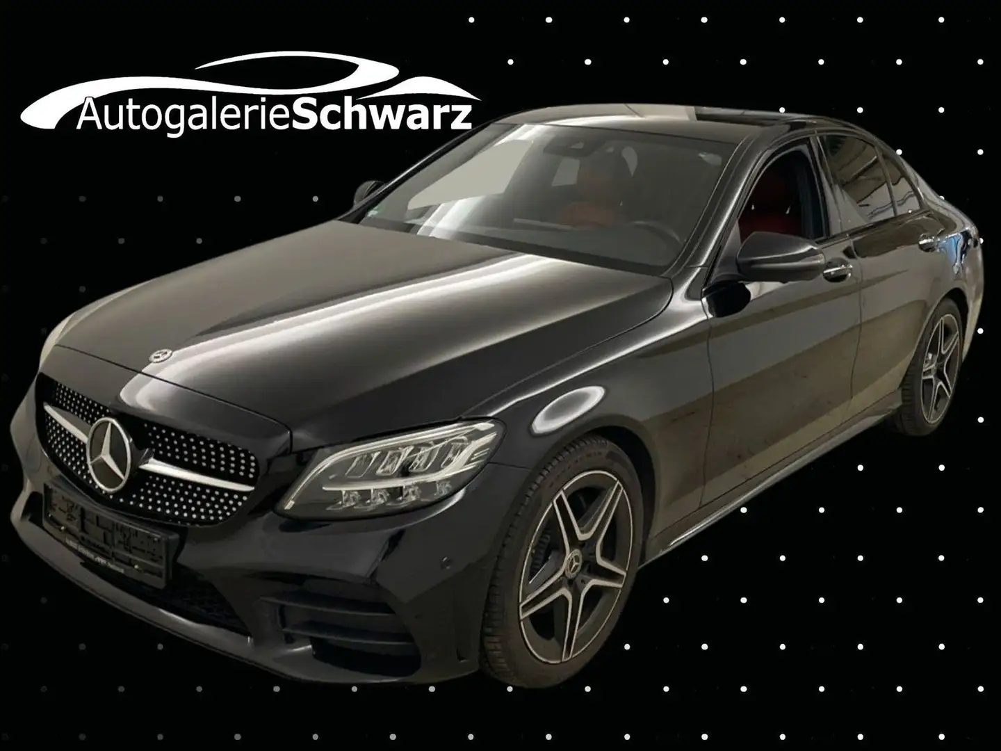 Mercedes-Benz C 220 d 9G AMG NIGHT AMG-LEDER DIST+360°KEY SOUND Noir - 1